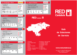 Triptico Guía Estaciones Red Cantabria