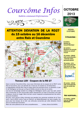 Courcôme Infos 2013-10