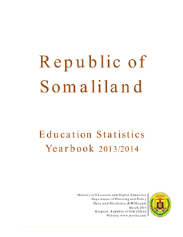 Republic of Somaliland Education Statistics