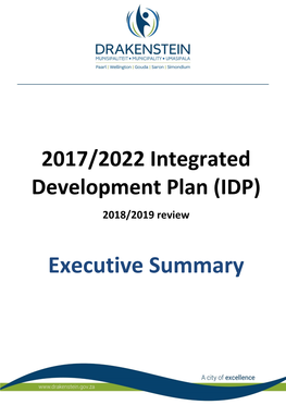 2017/2022 Integrated Development Plan (IDP)
