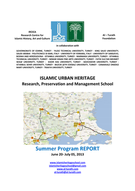 Summer Program REPORT June 20‐ July 05, 2013
