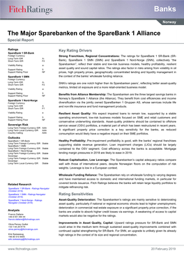 The Major Sparebanken of the Sparebank 1 Alliance Special Report