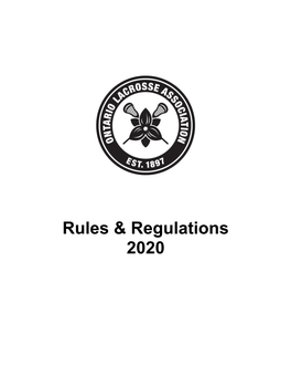 OLA Rules and Regulations