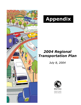 2004 Regional Transportation Plan Appendix