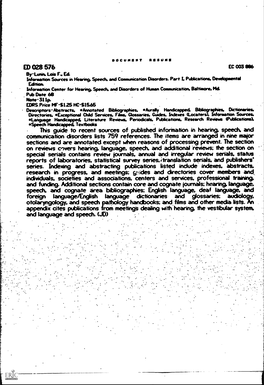 Series. Indexing and Abstracting Publications Litted Indude