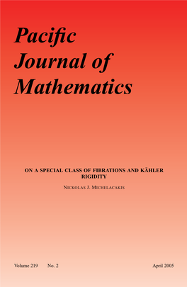 On a Special Class of Fibrations and Kähler Rigidity