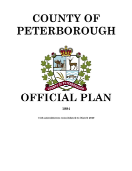 County of Peterborough Official Plan Has Two Functions