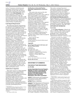 Federal Register/Vol. 86, No. 85/Wednesday, May 5, 2021/Notices