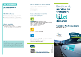 Bénéficier Du Service De Transport