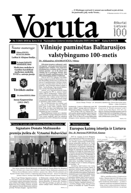 Vilniuje Paminėtas Baltarusijos Valstybingumo 100-Metis Lies Žmones, Iš Naujo Atrasti Lietuvių Rašytojų Atkelta Iš 1 P