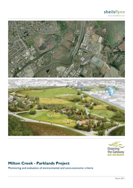 Milton Creek - Parklands Project Monitoring and Evaluation of Environmental and Socio-Economic Criteria