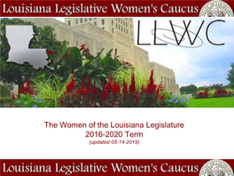 Women in the Legislature: 15.97% 23 out of 144 Percentage in House: 18 out of 105 17.4% Percentage in Senate: 5 out of 39 12.8%