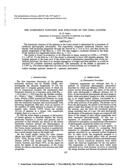 1977Apj. . .213. .327A the Astrophysical Journal, 213:327-344