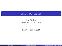 Chrome OS Internals