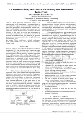 International Journal for Scientific Research & Development