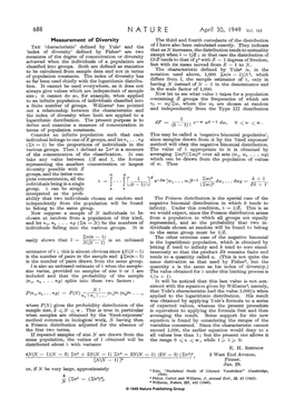 688 NATURE April 30, 1949 Vol