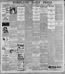 Portland Daily Press: May18, 1899