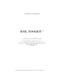 Kml Toolkit 1