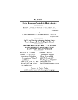 Amicus Brief