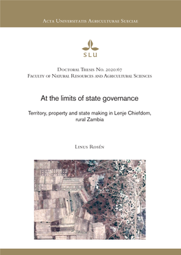 At the Limits of State Governance