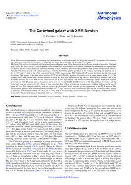 The Cartwheel Galaxy with XMM-Newton