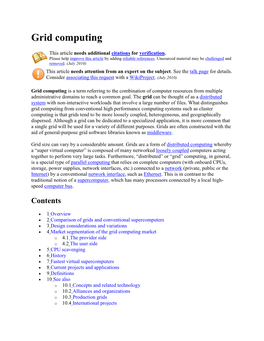 Grid Computing