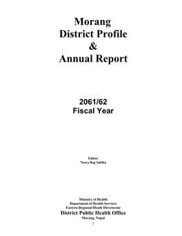 Morang District Profile & Annual Report