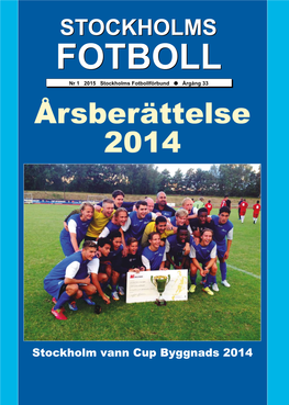 Årsberättelse 2014