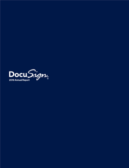 Docusign Annual Report Cover JL.Indd