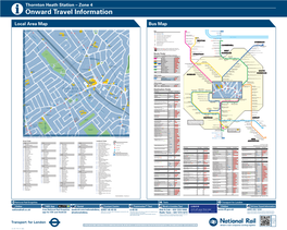 Thornton Heath Station – Zone 4 I Onward Travel Information Local Area Map Bus Map