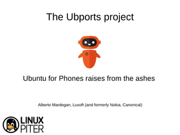 The Ubports Project