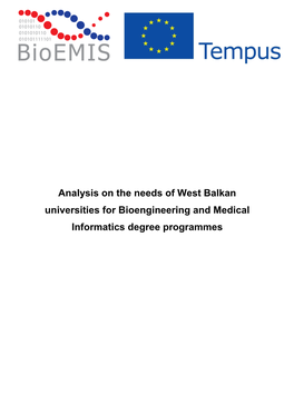 1.4 Analysis on the Needs of West Balkan Universities