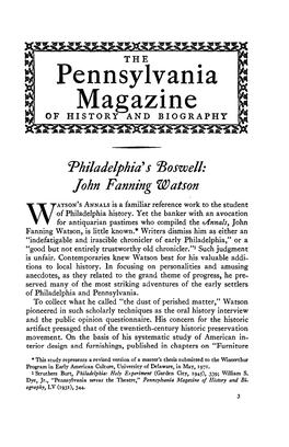 Pennsylvania Magazine of HISTORY and BIOGRAPHY