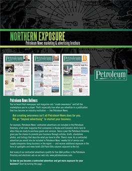 Petroleum News Marketing & Advertising Brochure