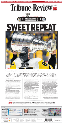 Star-Studded Pens Earn Dynasty Label with Back-To-Back Stanley Cup Victories