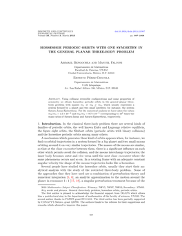 Horseshoe Periodic Orbits with One Symmetry in the General Planar Three-Body Problem