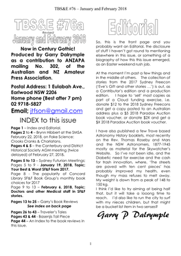 Garry P Dalrymple Page 44 – an Index to the Book Reviews In