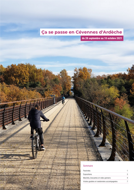 Ça Se Passe En Cévennes D'ardèche Du 28 Septembre Au 10 Octobre 2021