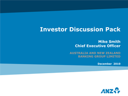 Investor Discussion Pack