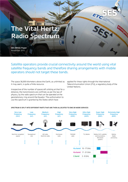 The Vital Hertz: Radio Spectrum