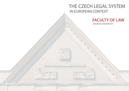 Czech Legal System Brochure