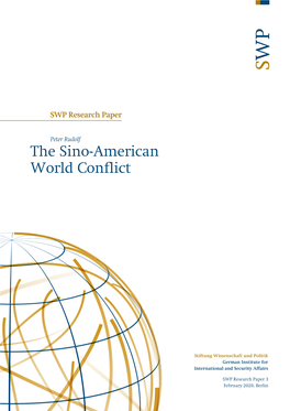The Sino-American World Conflict