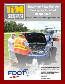 Statewide Road Ranger Survey for Incident Responders