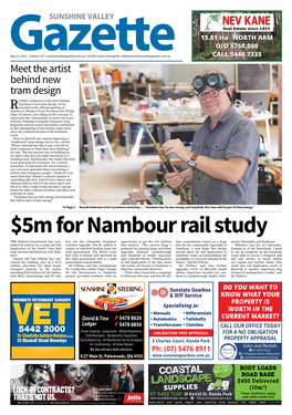 5M for Nambour Rail Study