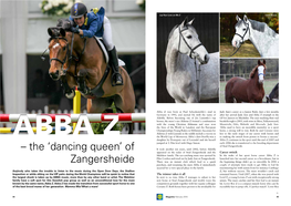 Abba Z Was Born at Paul Schockemöhle´S Stud in Judy Ann´S Career As a Junior Rider