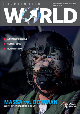 Eurofighter World Editorial 2016 • Eurofighter World 3