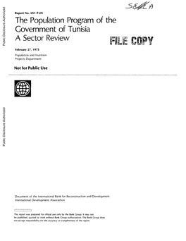 World Bank Document