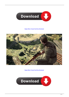 Sniper Elite 3 Crack Tool Free Download