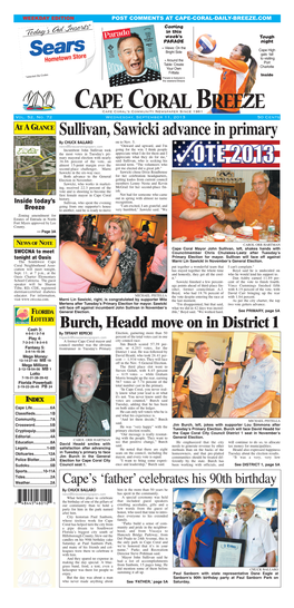 CAPE CORAL BREEZE Cape Coral’S Community Newspaper Since 1961 Vol