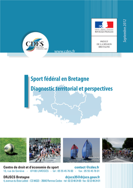Sport Fédéral En Bretagne Diagnostic Territorial Et Perspectives